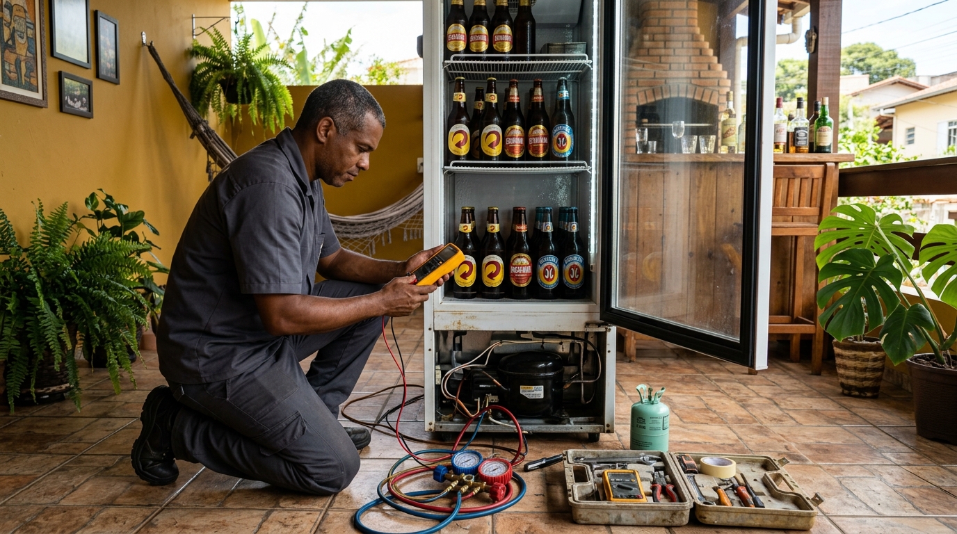 Reparo de Cervejeira Residencial em Taubaté‑SP